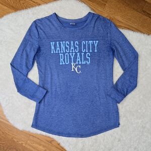 KC Royals Pajama Shirt, Womens Size Medium
